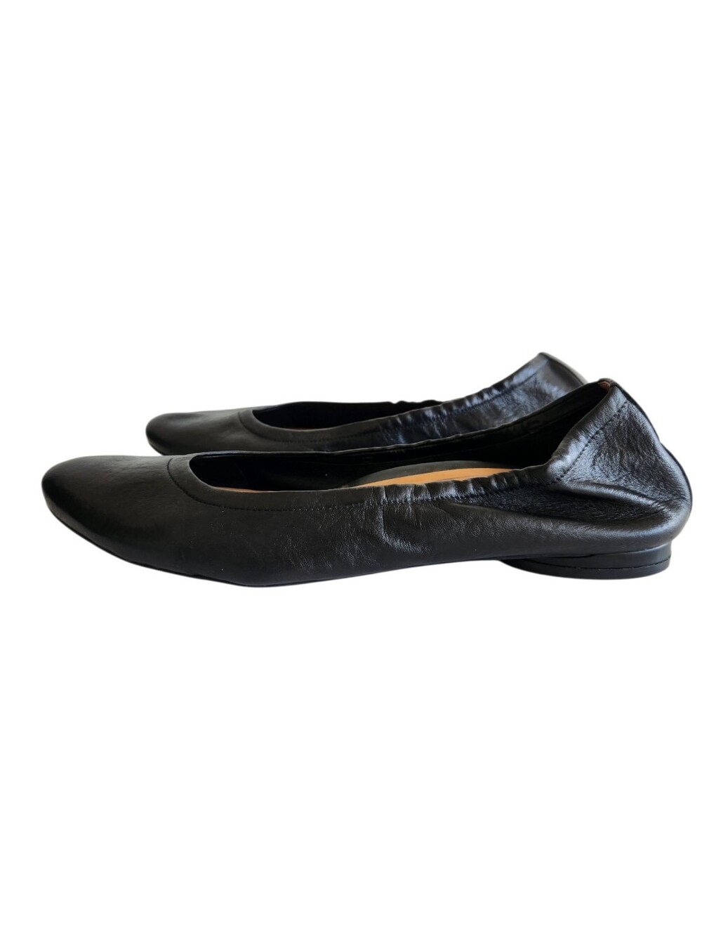 Vionic Alexa Black Nappa Soft Leather Ballet Flats Women's Size 11 - Picture 9 of 14